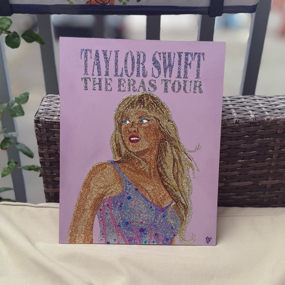 Taylor Swift Eras Tour Original Glitter Art Artwork - Picture 9 of 10